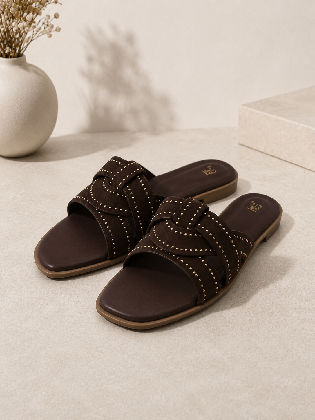 Sandalen in Mokka