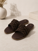 Sandalen in Mokka