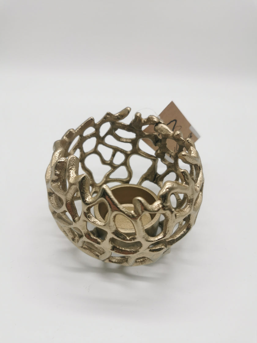 Deko Kerzenhalter Ast Gold Artikel D-12