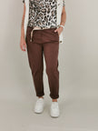 Jogpants mit Gürtel in Mokka Artikel 6249