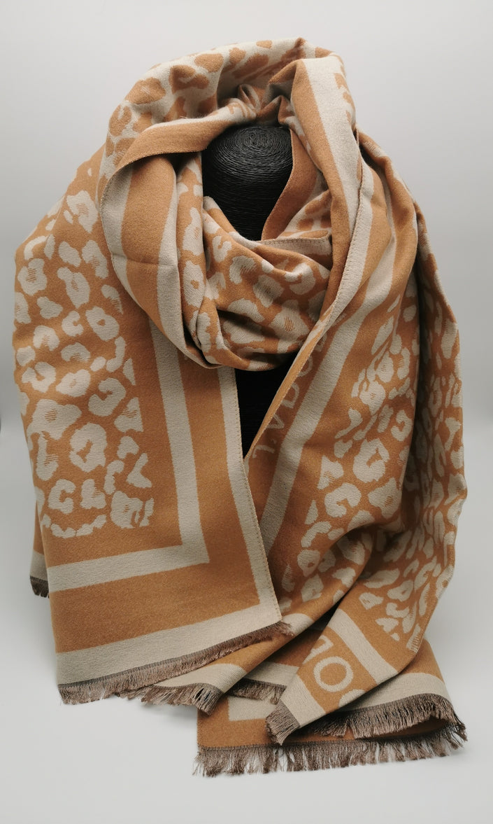 Schal Leo Schriftzug in versch. Farben Art. 6328