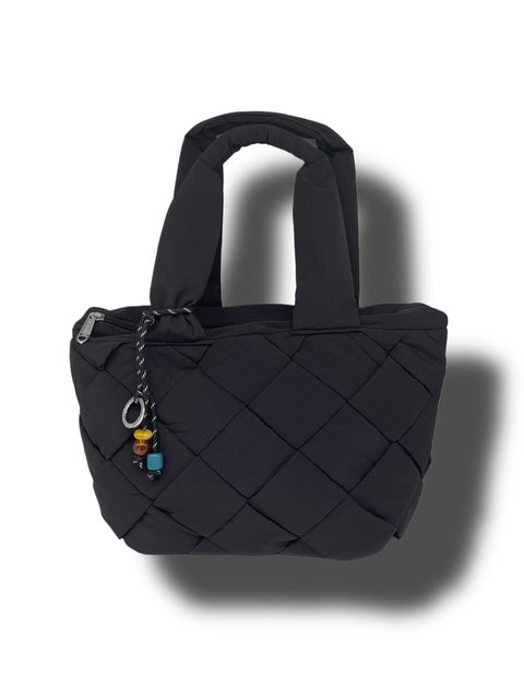 Stepptasche Klein in Schwarz