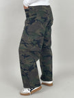 Jeans Barrel-Schnitt Camouflage