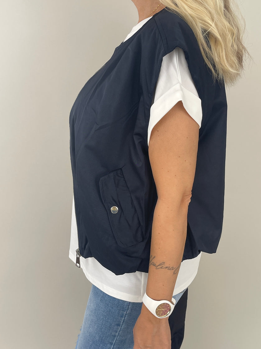 Weste in Marine Artikel 6200