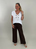 Marlene Hose Uni in versch. Farben Artikel 5788