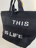 Stylischer Shopper in Schwarz