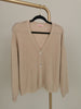 Cardigan Uni mit Knopfleiste in versch. Farben Artikel 5587