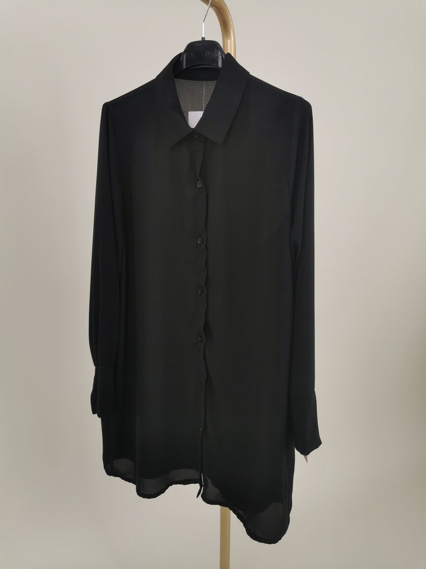 Longbluse Chiffon in versch. Farben Artikel 5378