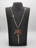 Kette mit Blume in Taupe Artikel 6340
