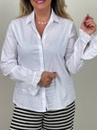 Bluse mit Rüschen-Details an den Ärmeln in versch. Größen