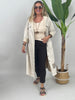 Veloursmantel Dreamer in Beige