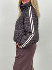 Steppjacke Leo mit Streifen