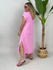 Shirtkleid Leo in Rosa