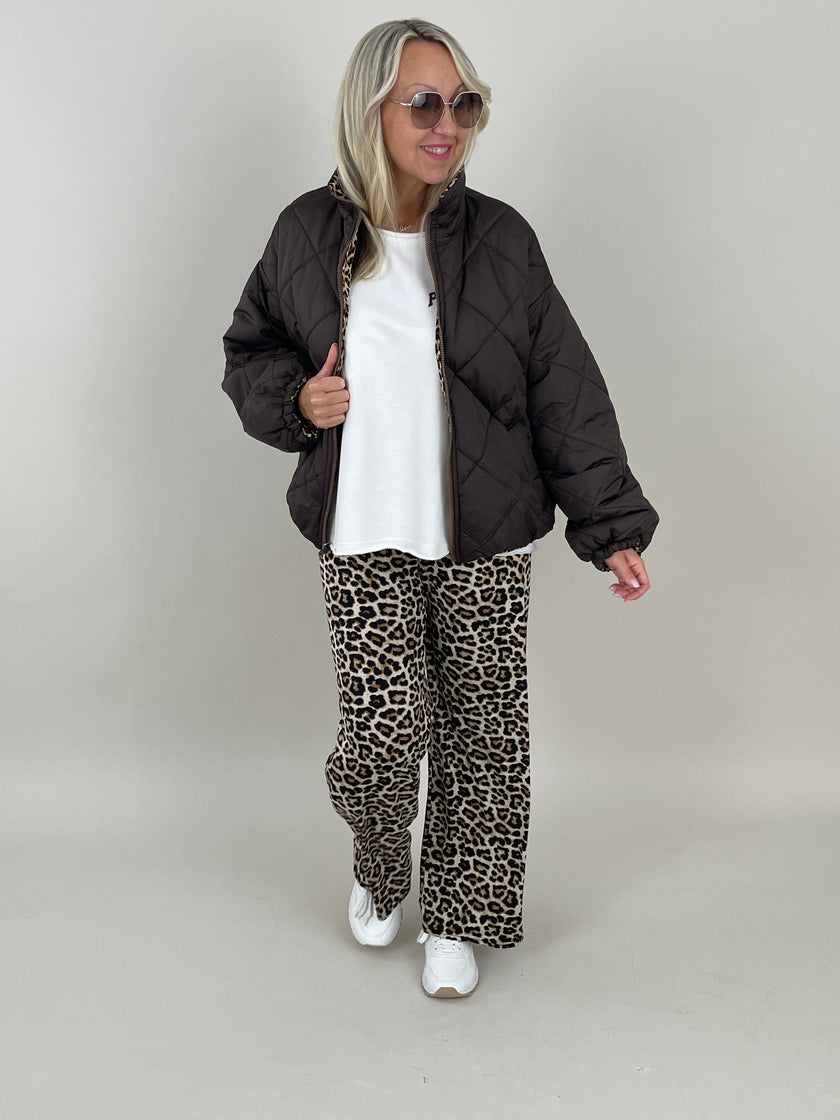 Wendejacke in Mokka/Leo Artikel 6251