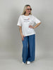 T-Shirt Dackel in Weiß