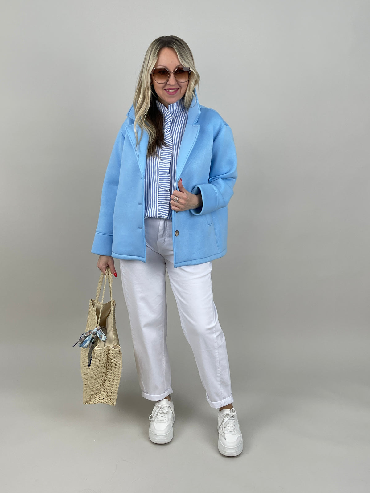 Jacke Soft in Hellblau
