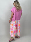 Kuschelige Strickweste in Pink