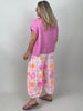 Kuschelige Strickweste in Pink