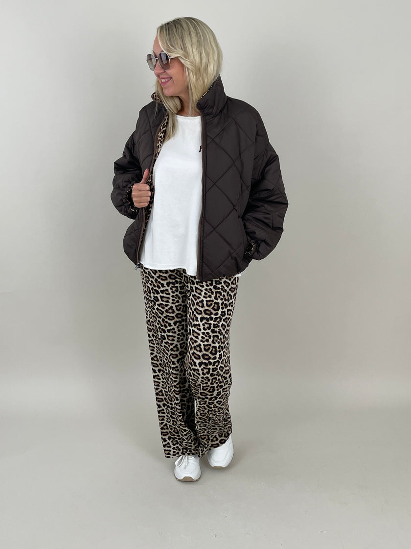 Wendejacke in Mokka/Leo Artikel 6251