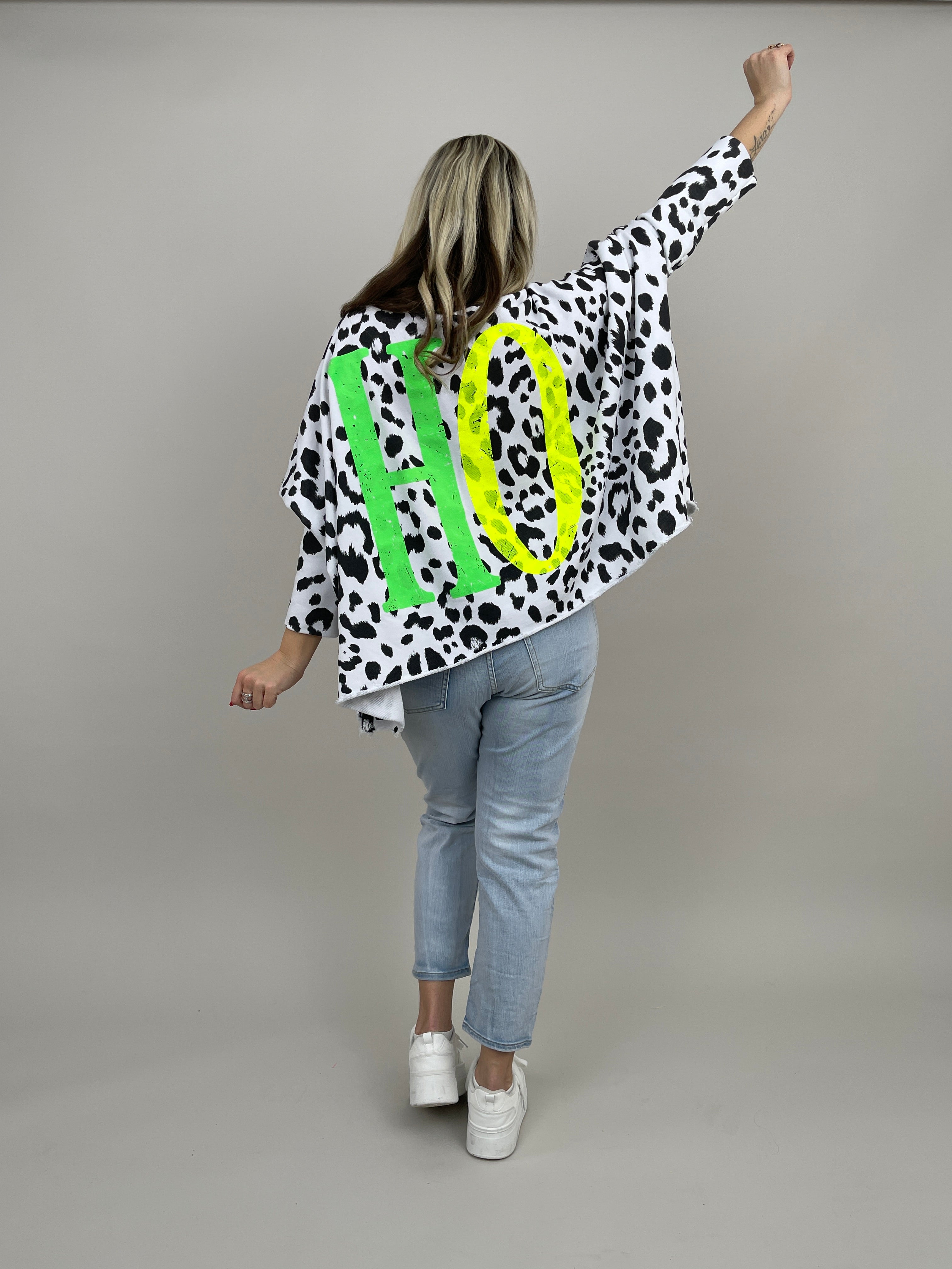 Sweatshirt Leo in Schwarz/Weiß Art. 6696