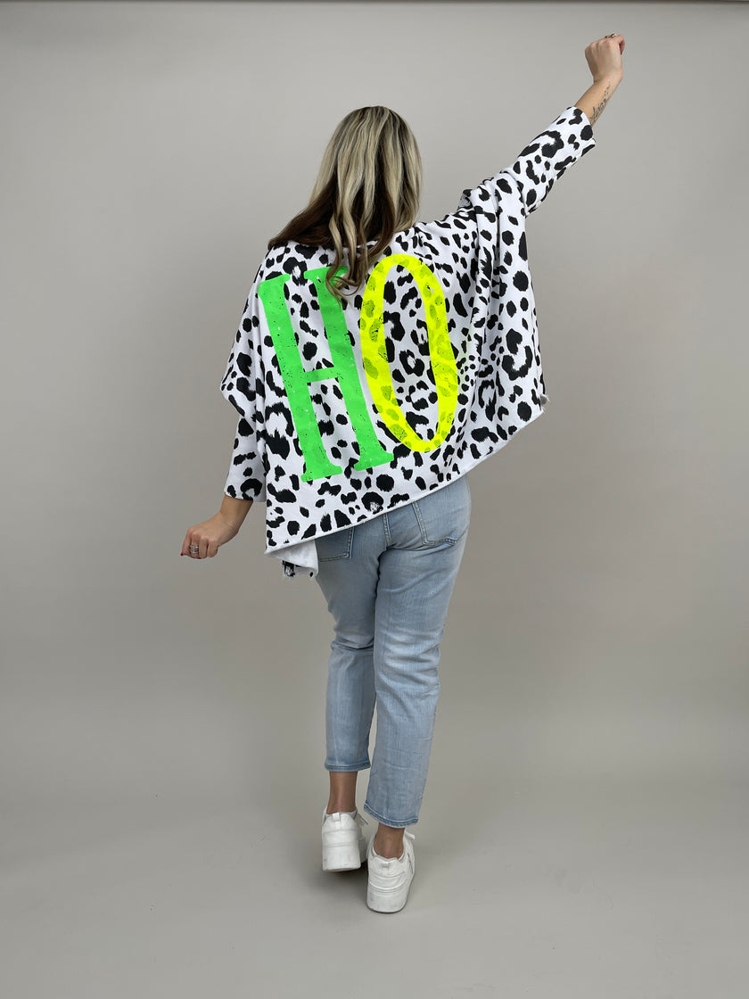 Sweatshirt Leo in Schwarz/Weiß Art. 6696