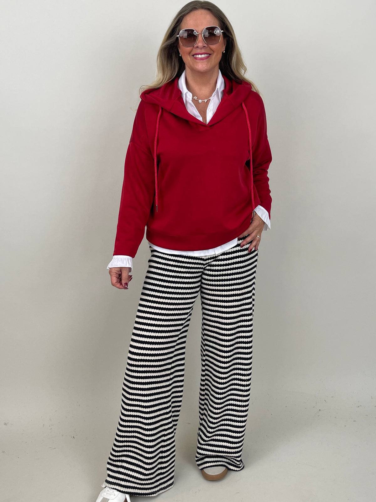 Hoodie Soft in Rot