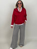 Hoodie Soft in Rot