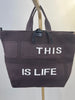 Stylischer Shopper in Mokka