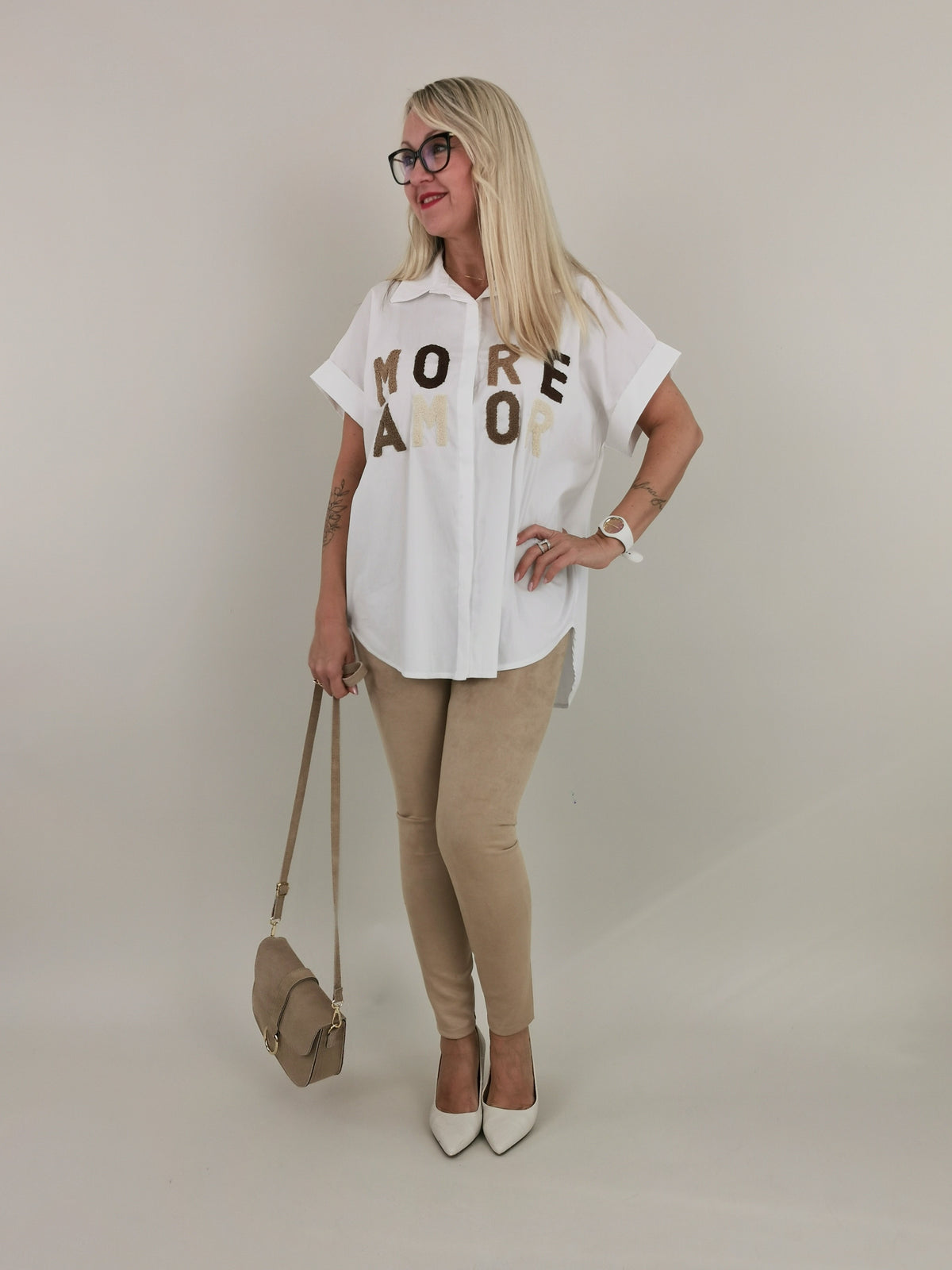 Leggings Velours in versch. Farben