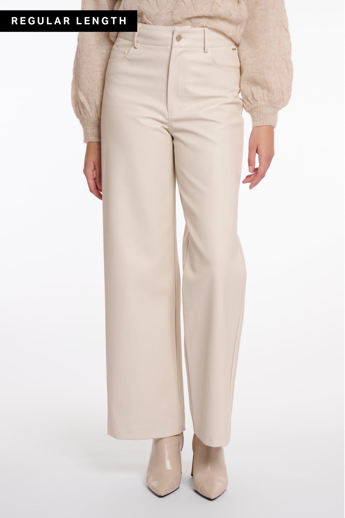 Hose Kunstleder von Rino&Pelle in Creme