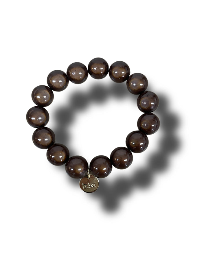 Armband Glasperlen in Mokka Artikel 6230