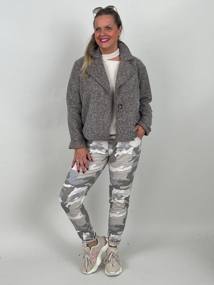 Jogpant Camouflage in Taupe