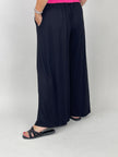 Leichte Marlenehose in Schwarz