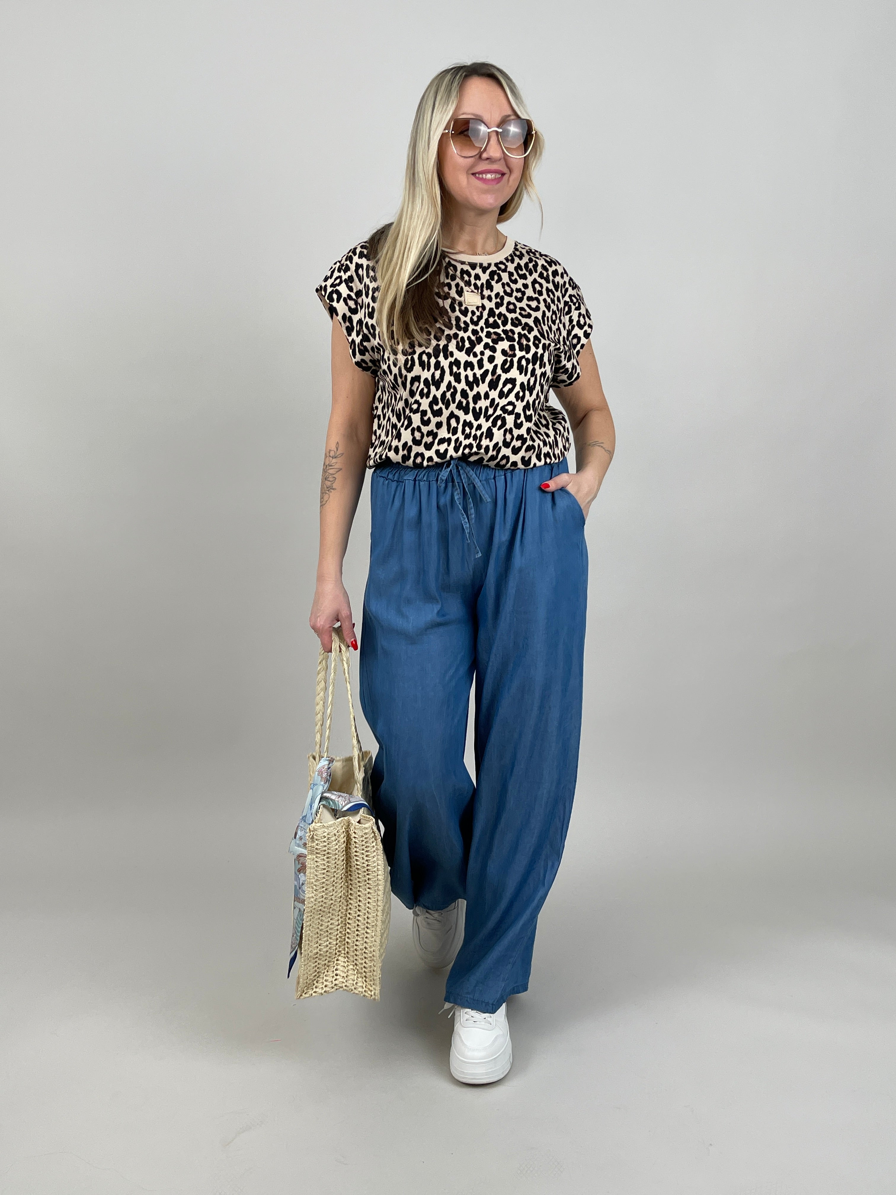 Hose Marlene Jeansoptik dunkel