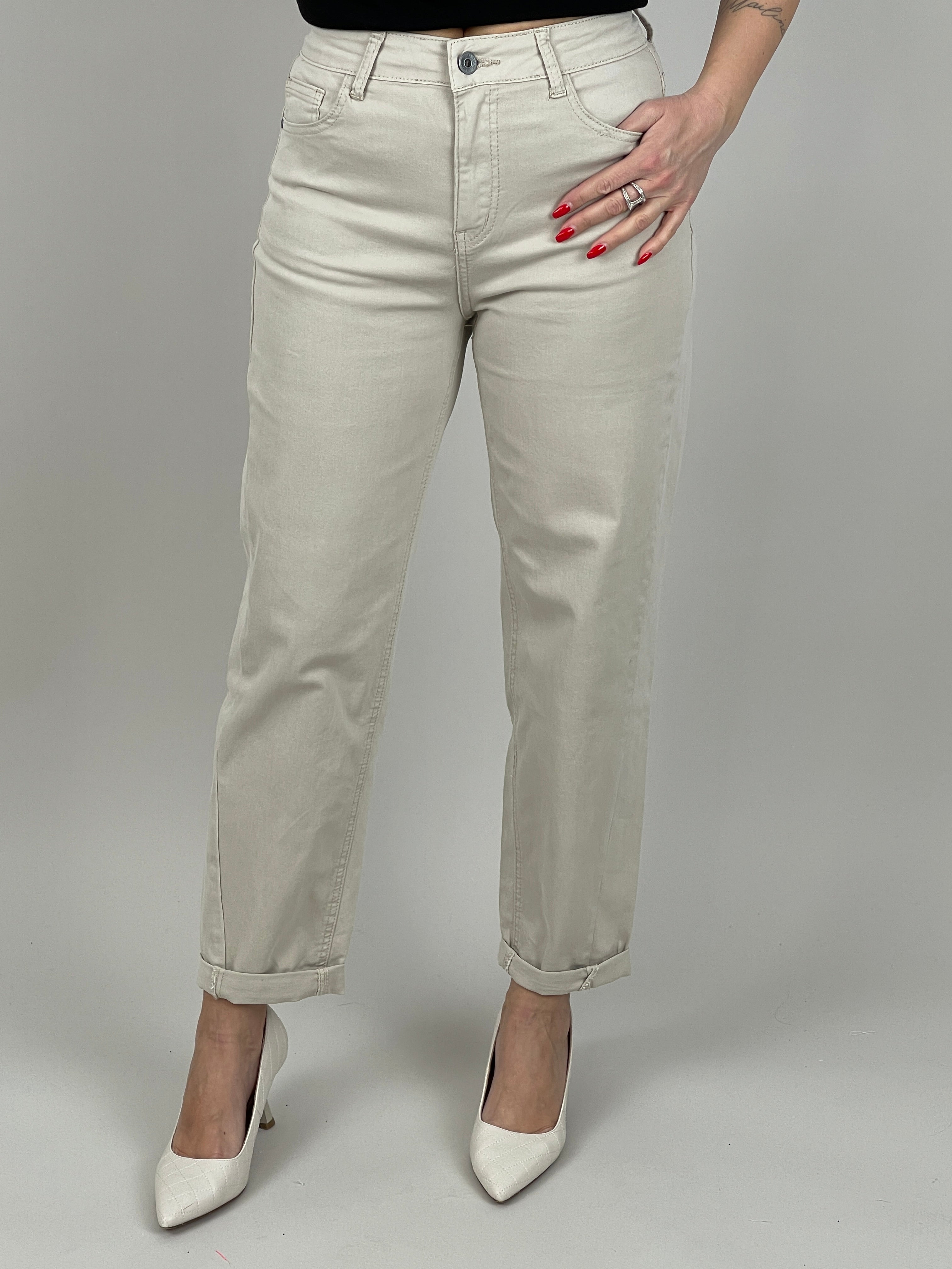 Leichte Jeans in Beige