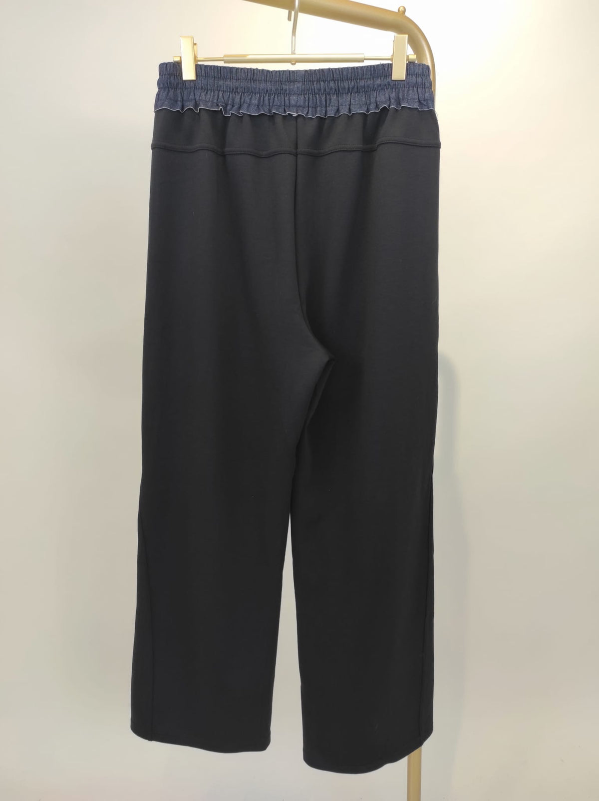 Marlenehose Soft mit Denim-Bund