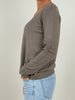 Pullover Feinstrick mit Herz in Taupe Art. 6380