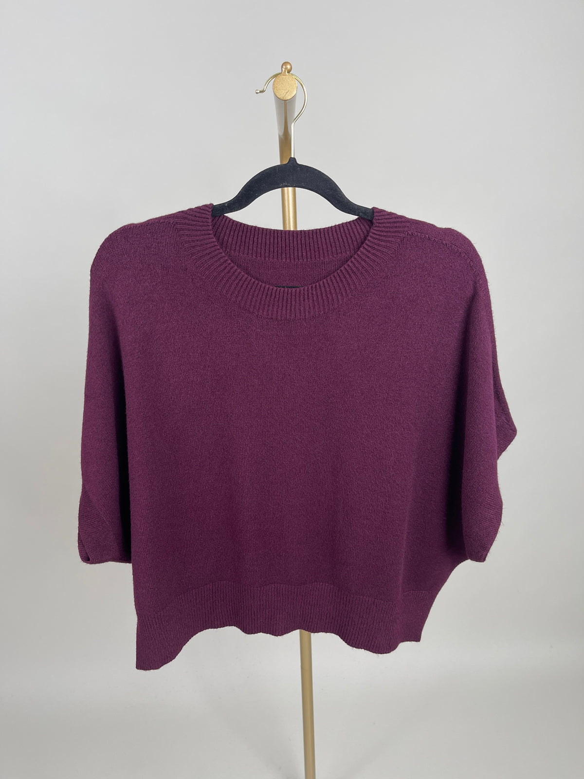 Strickpullover Kurzarm in versch. Farben