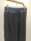 Marlenehose Soft mit Denim-Bund
