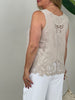 Blusentop Boho Beige