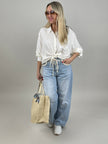 Jeans Boho helle Waschung