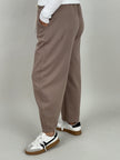 Jogpants Ballon-Schnitt in Taupe
