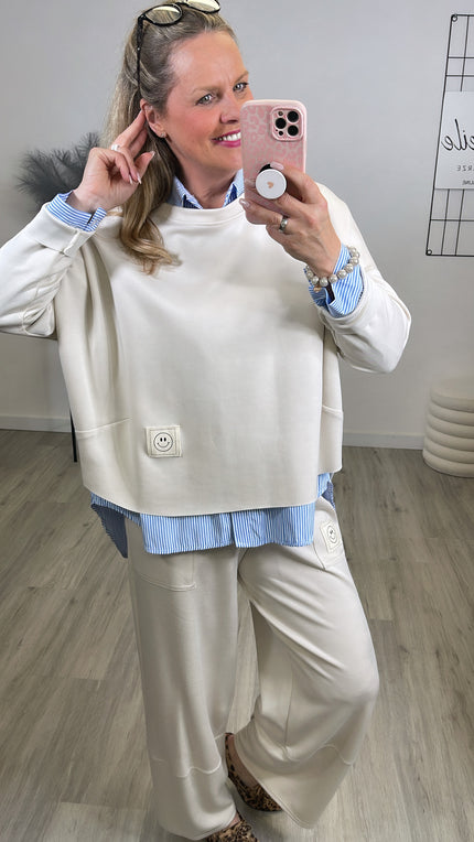 2-Teiler Soft in Beige