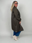 Bombermantel in Khaki