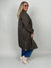 Bombermantel in Khaki