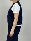 Jeans-Weste
