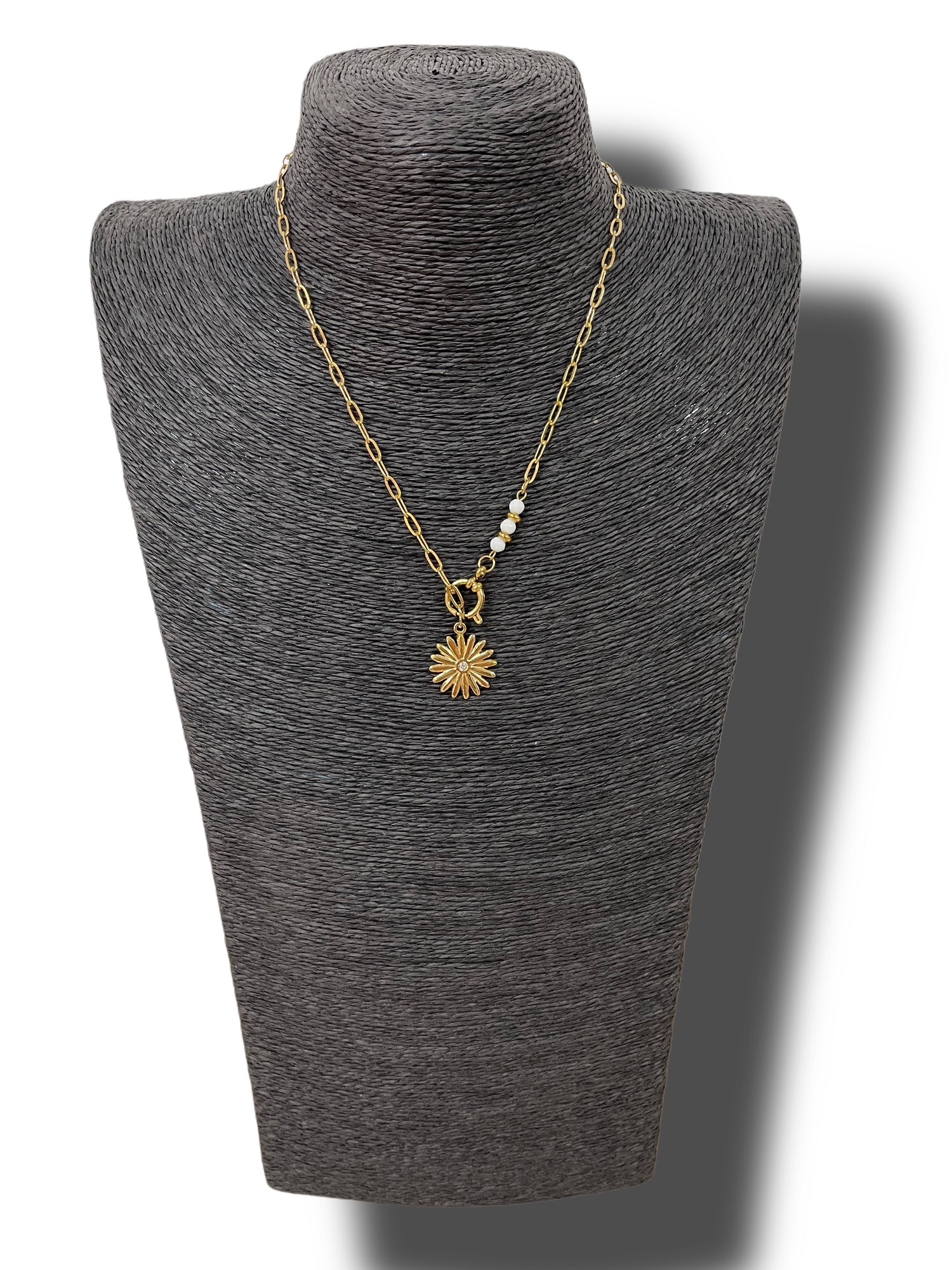 Kette mit Blüte in Gold Artikel 6027