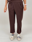 Hose mit Bindedetail in Braun Art. 6444