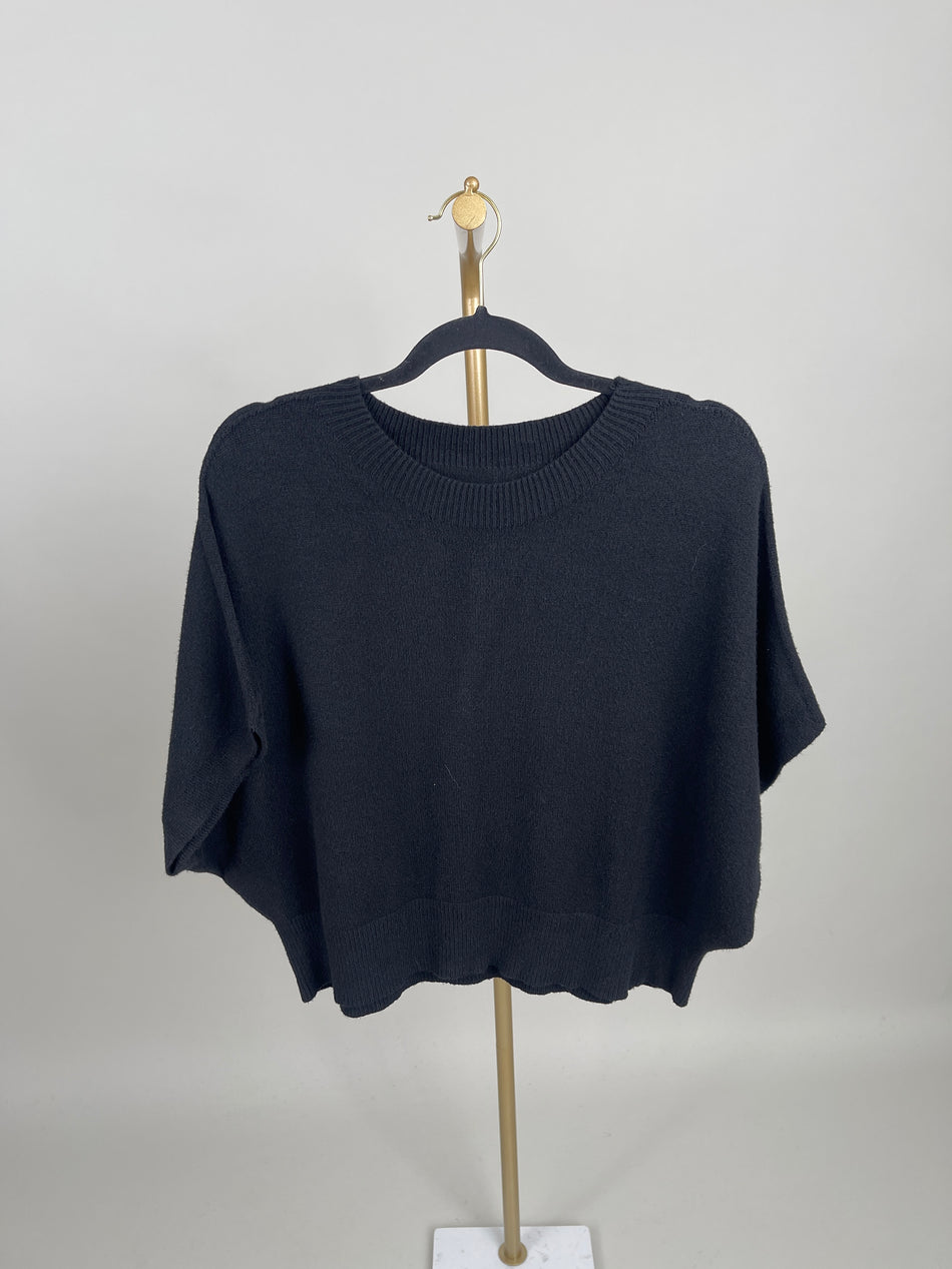 Strickpullover Kurzarm in versch. Farben