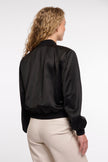 Bomber Jacke Banner in Schwarz von Rino&Pelle